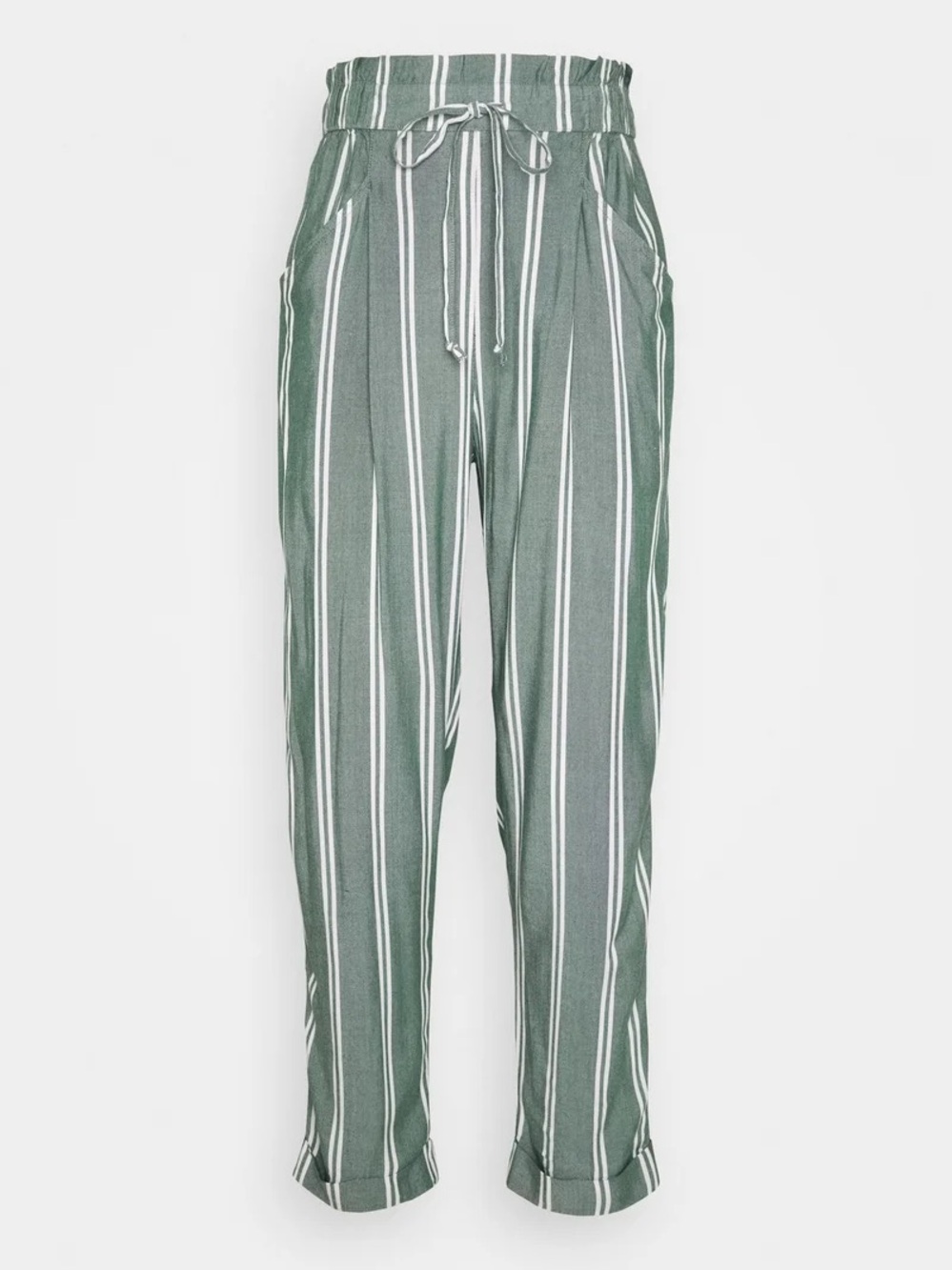American eagle green striped pants large